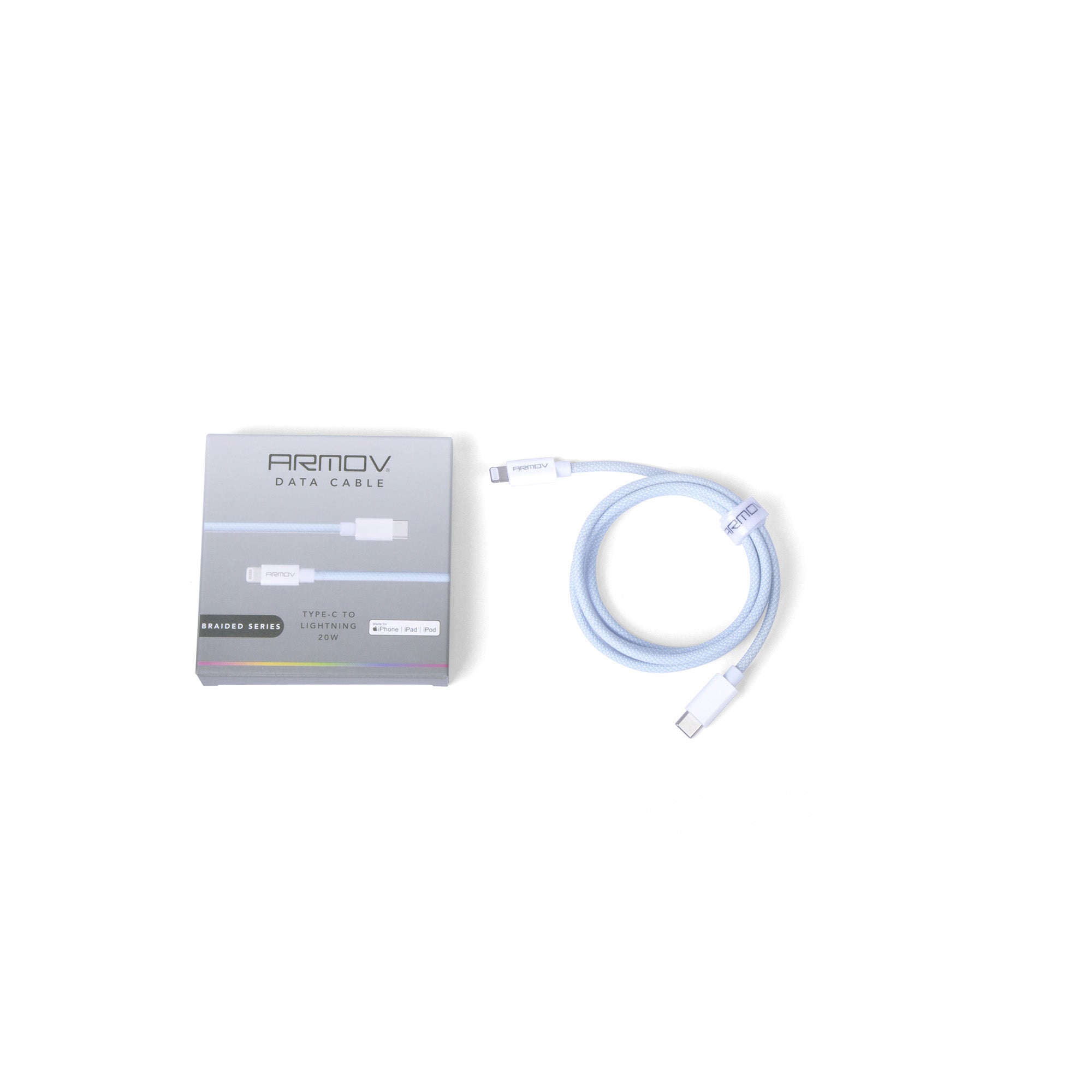 Cavo MFI intrecciato 20W da USB-C a Lightning