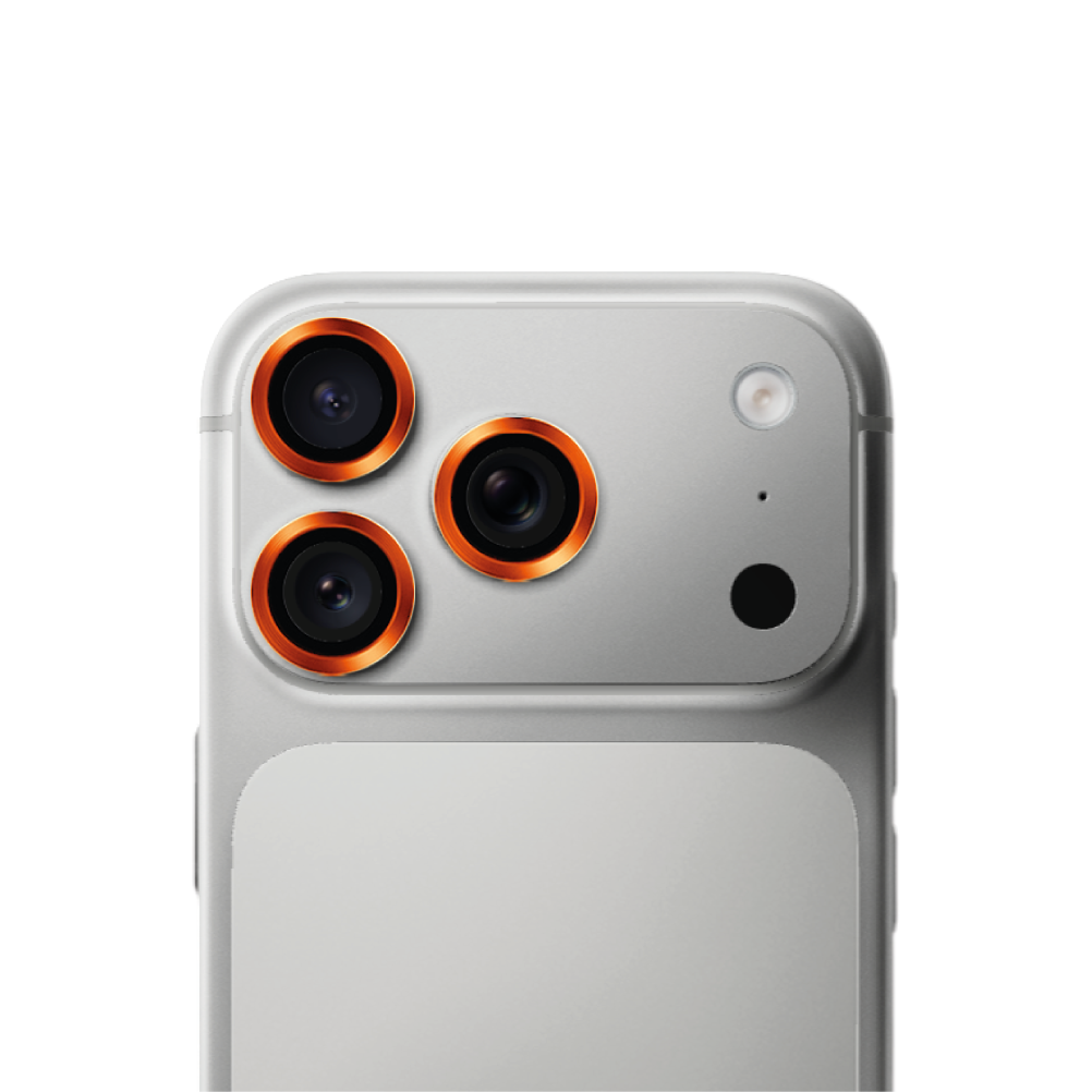 Orange Metal Lens Protector