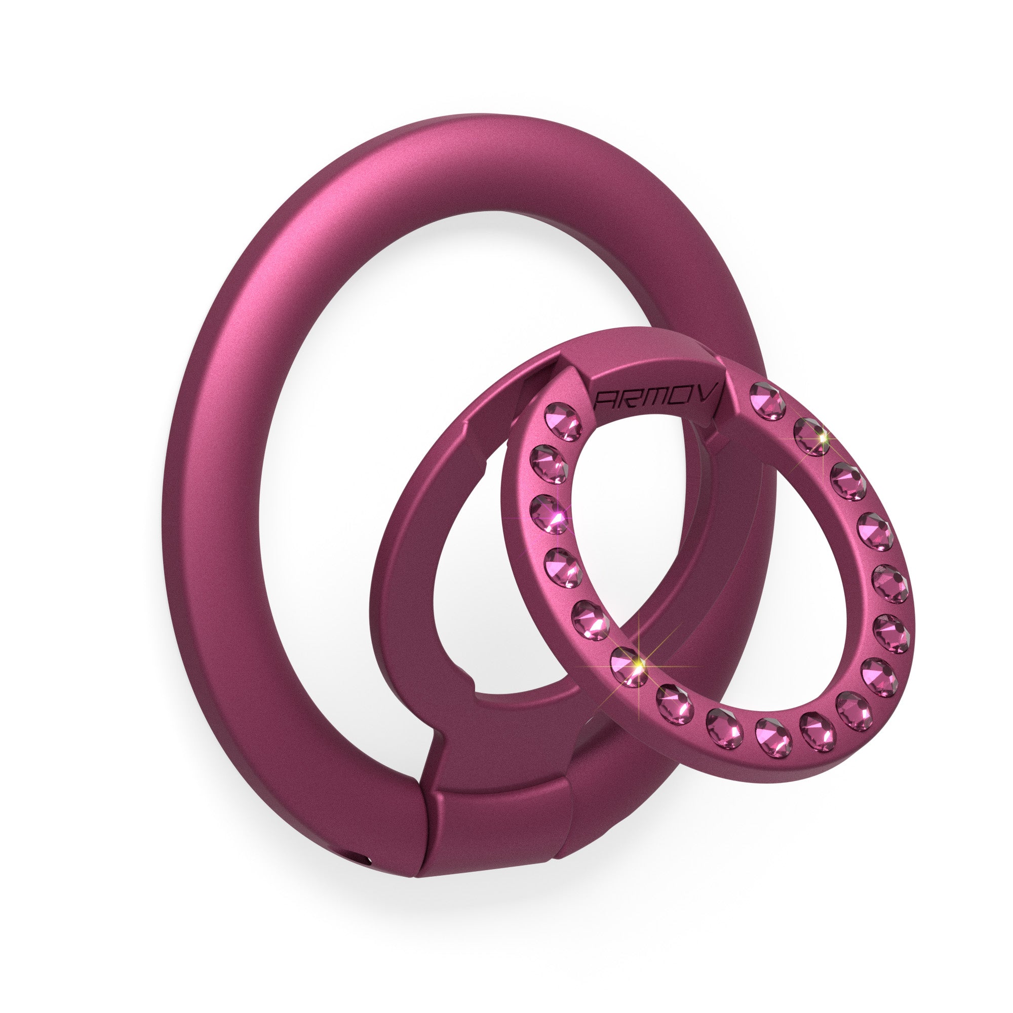 Crystal Grip Ring Stand Rose