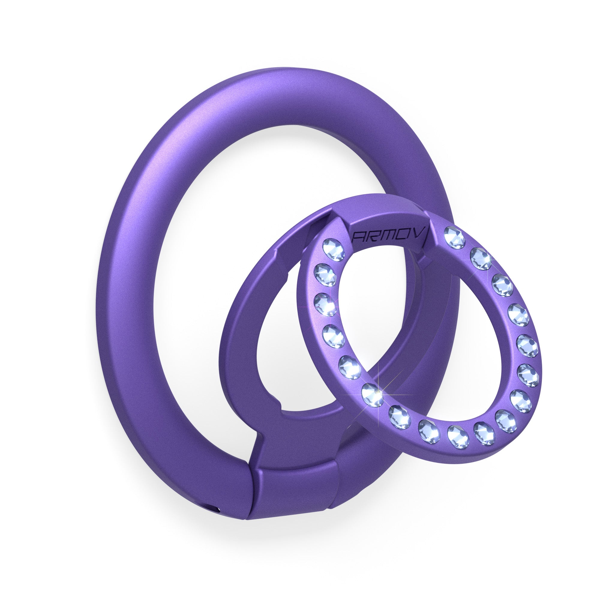 Crystal Grip Ring Stand Violet