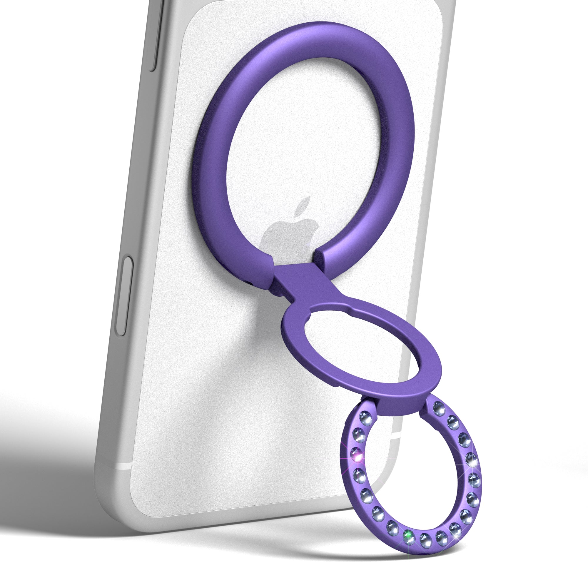 Crystal Grip Ring Stand Violet