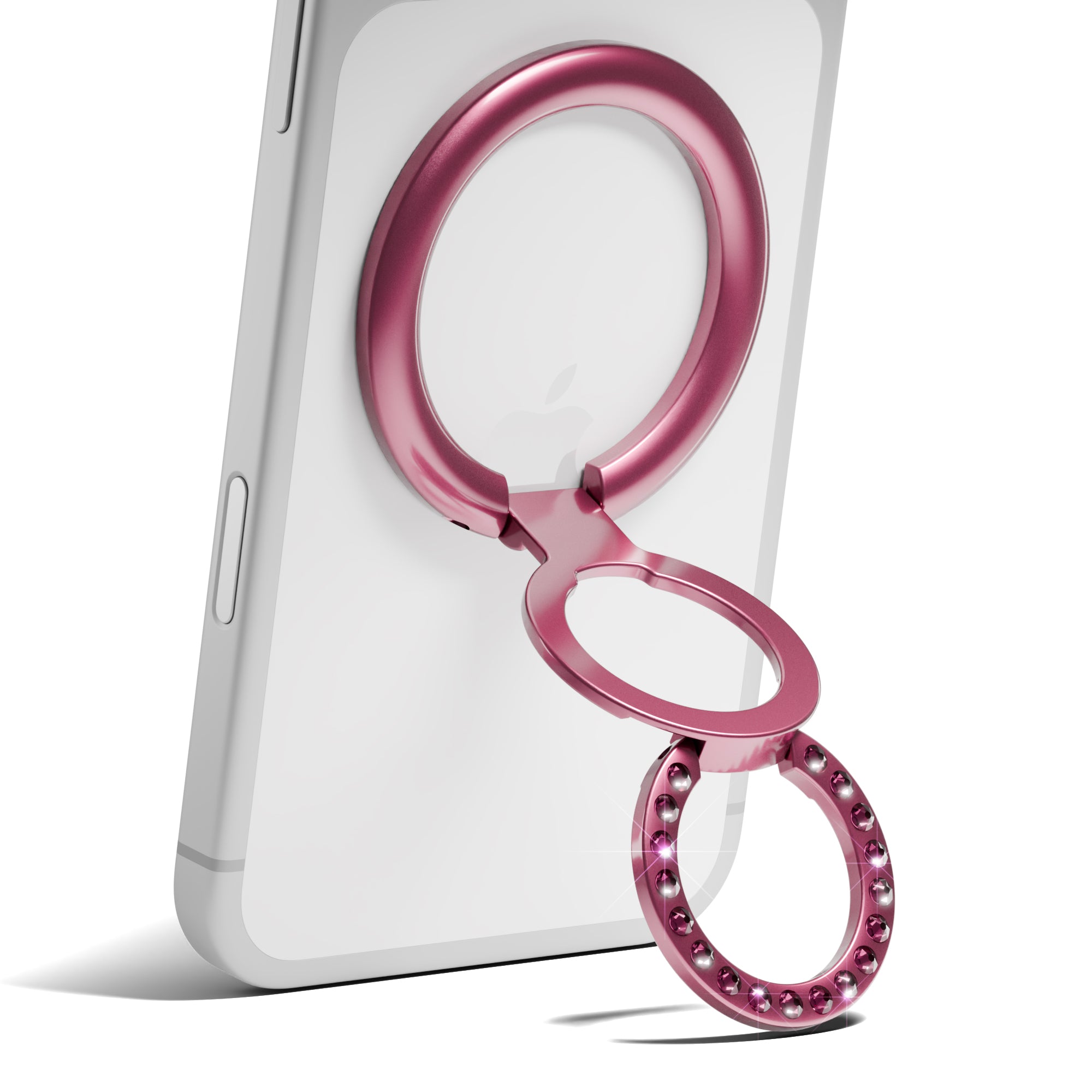 Crystal Grip Ring Stand Rose