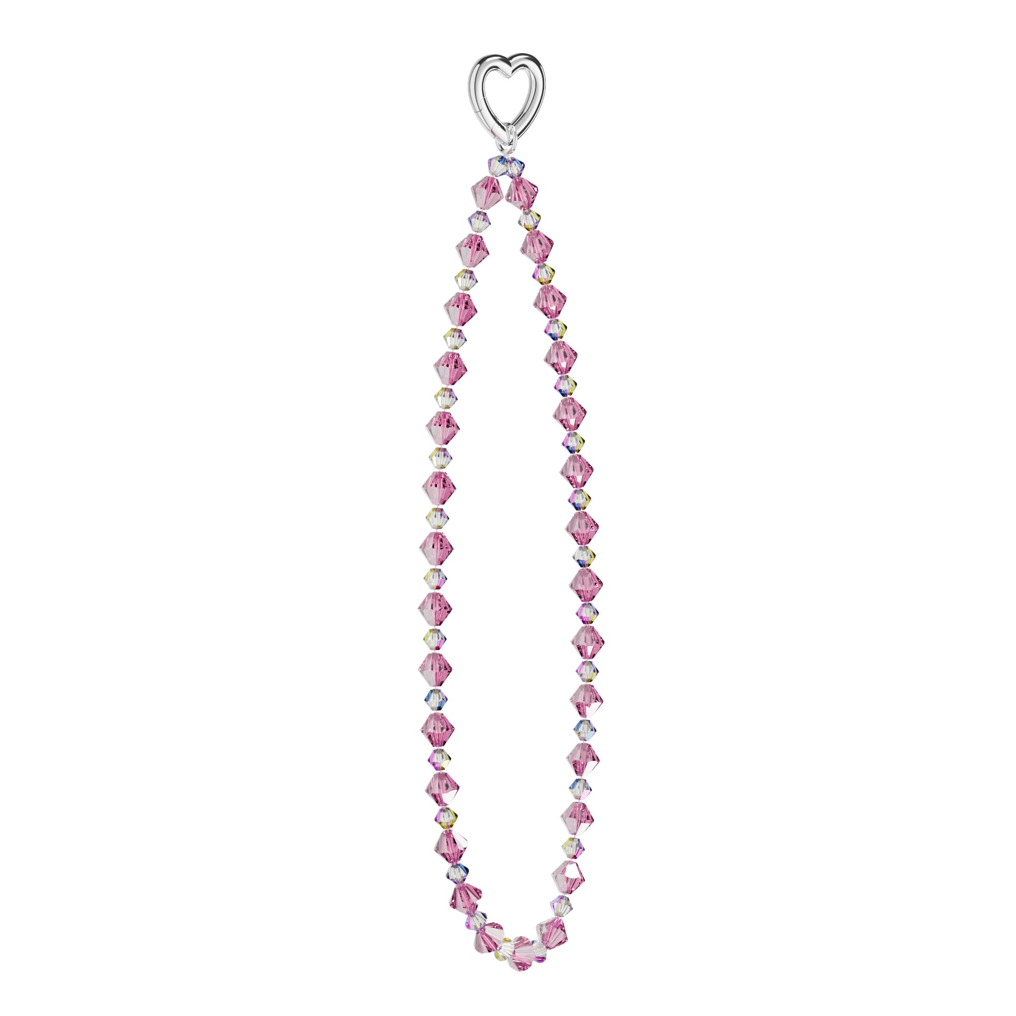 Crystal Phone Strap Rose