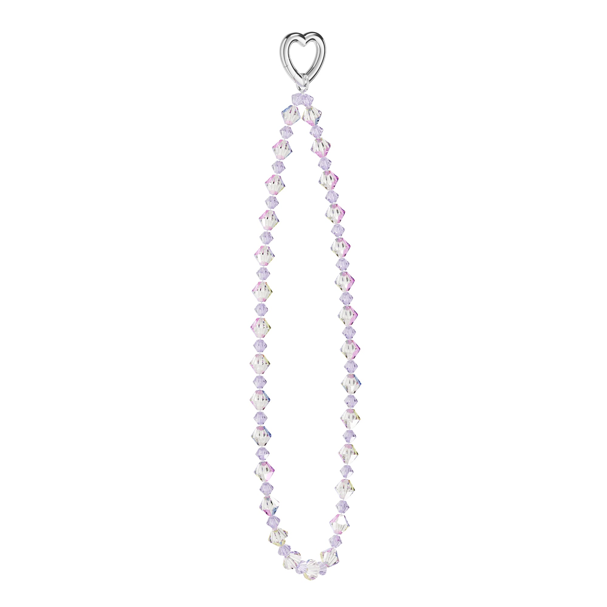 Crystal Phone Strap Violet