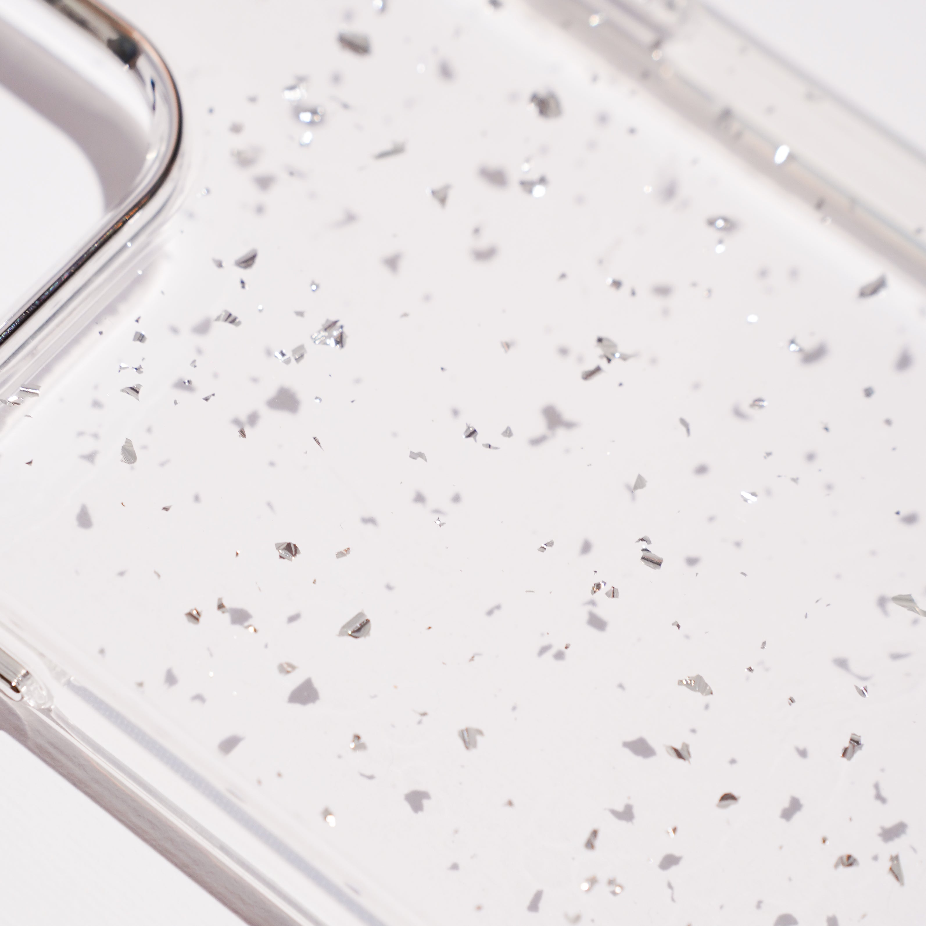 Cover Marty Glitter iPhone Trasparente