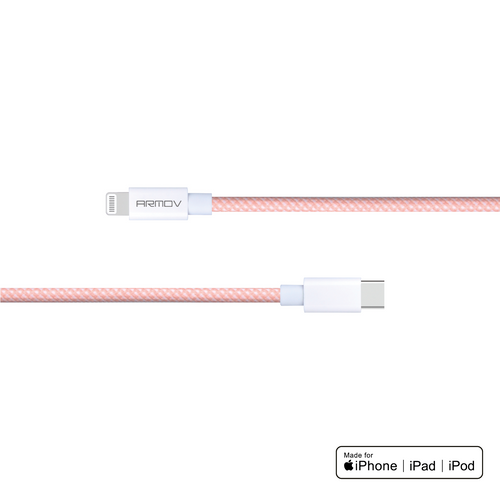 SOONTEC Cavo Di Ricarica Magnetica 3 In 1 Da 3 Metri Con Attacchi Micro USB, USB-C E Lightning - Rosso