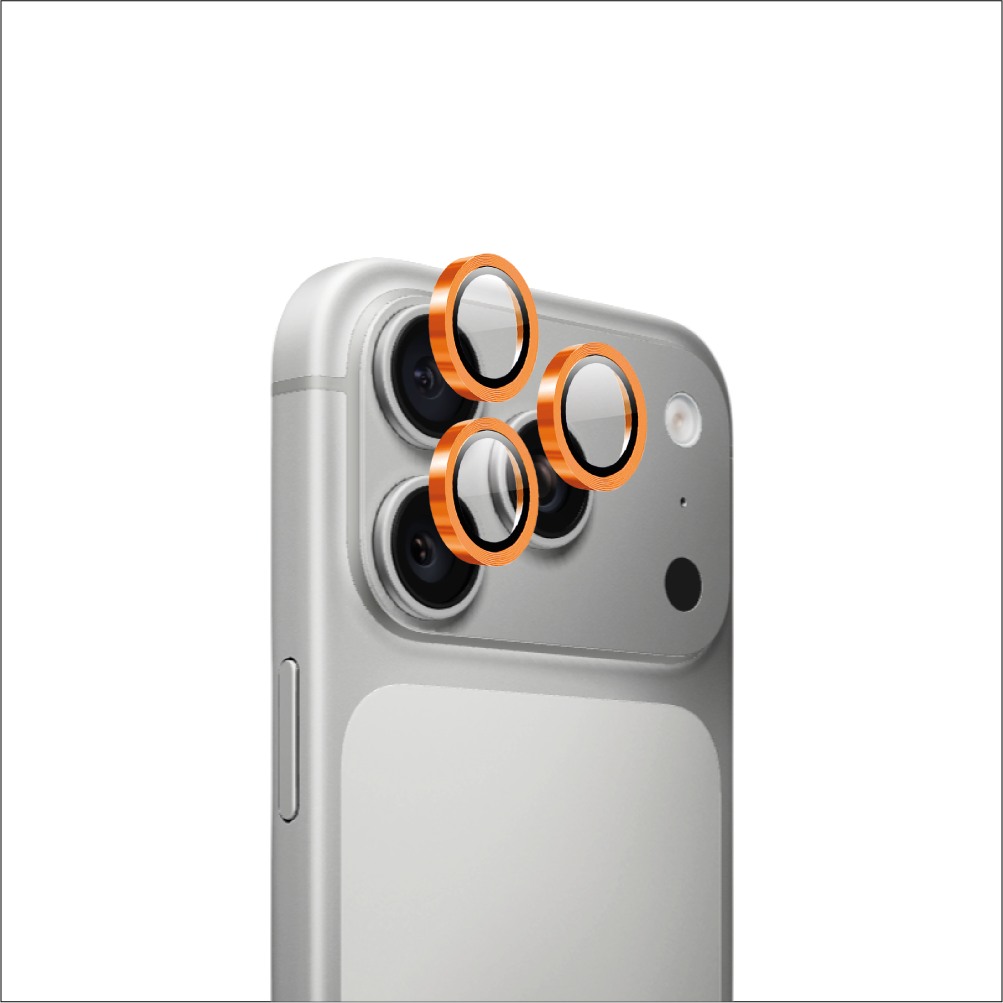 Orange Metal Lens Protector