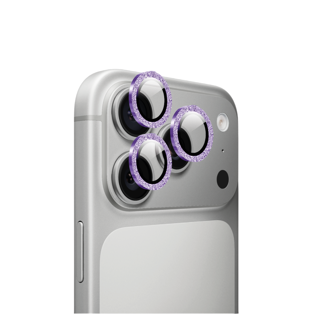 Cerchietti Copri Fotocamera Glitter Viola