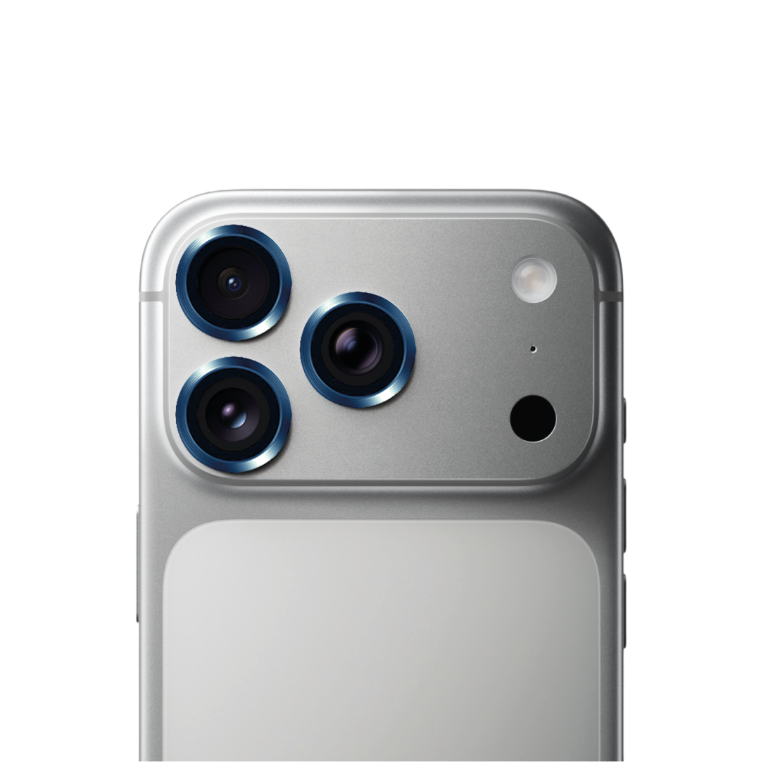 Cerchietti Copri Fotocamera Metallo Azzurro