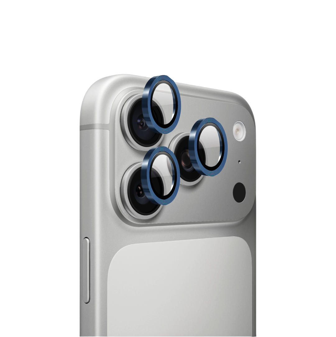 Cerchietti Copri Fotocamera Metallo Azzurro