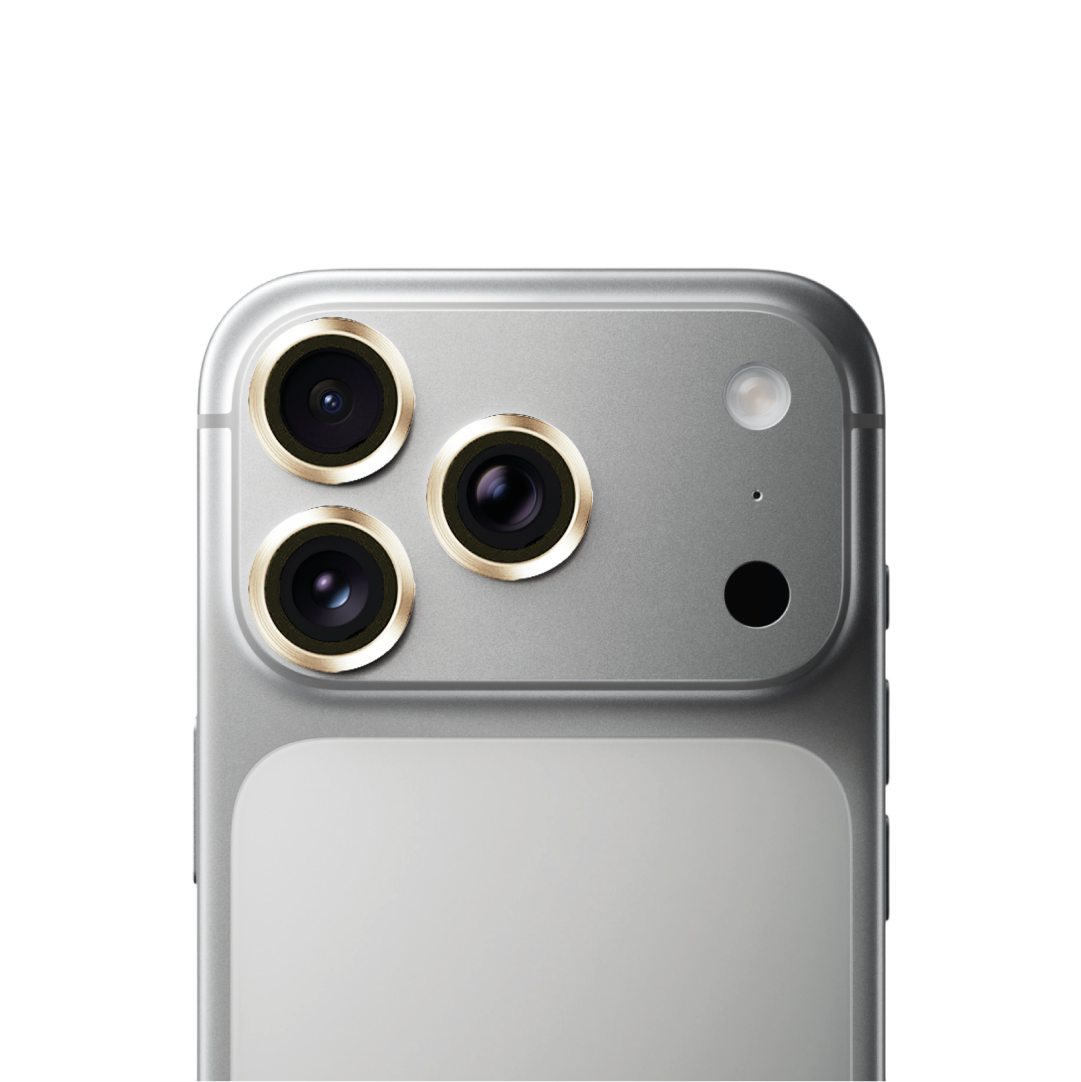 Cerchietti Copri Fotocamera Metallo Oro