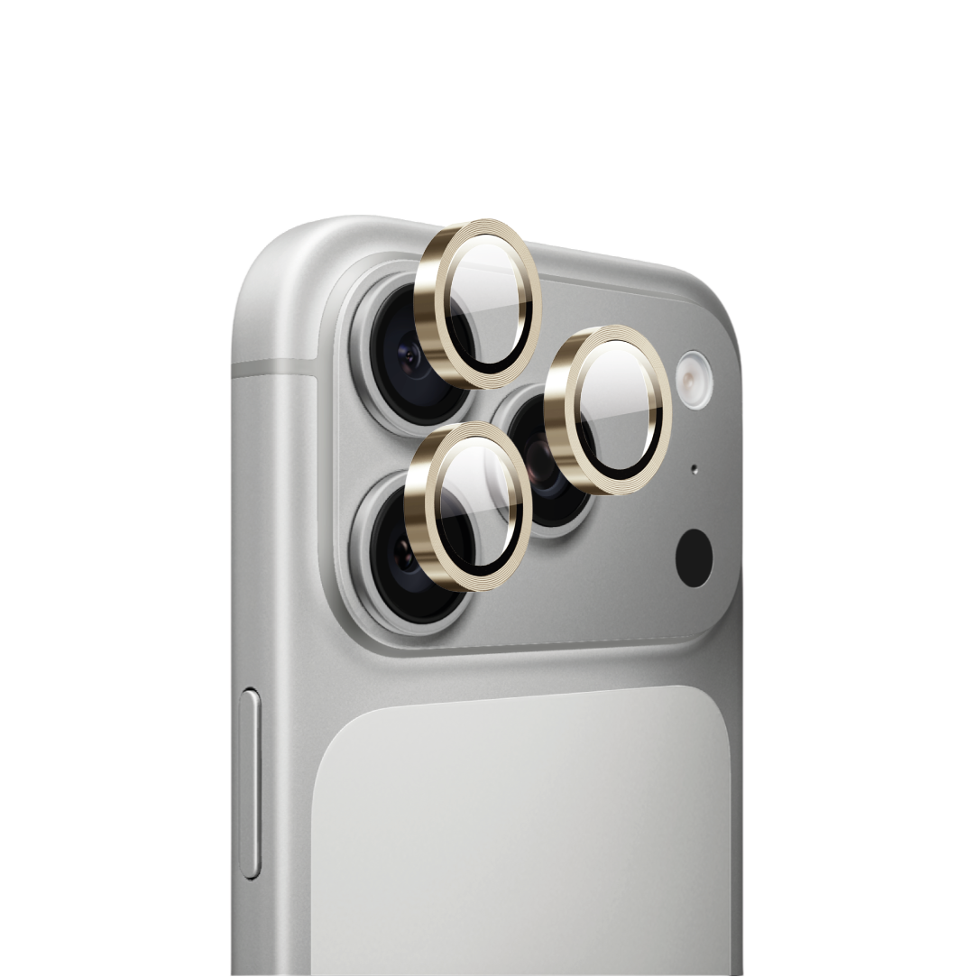 Cerchietti Copri Fotocamera Metallo Oro